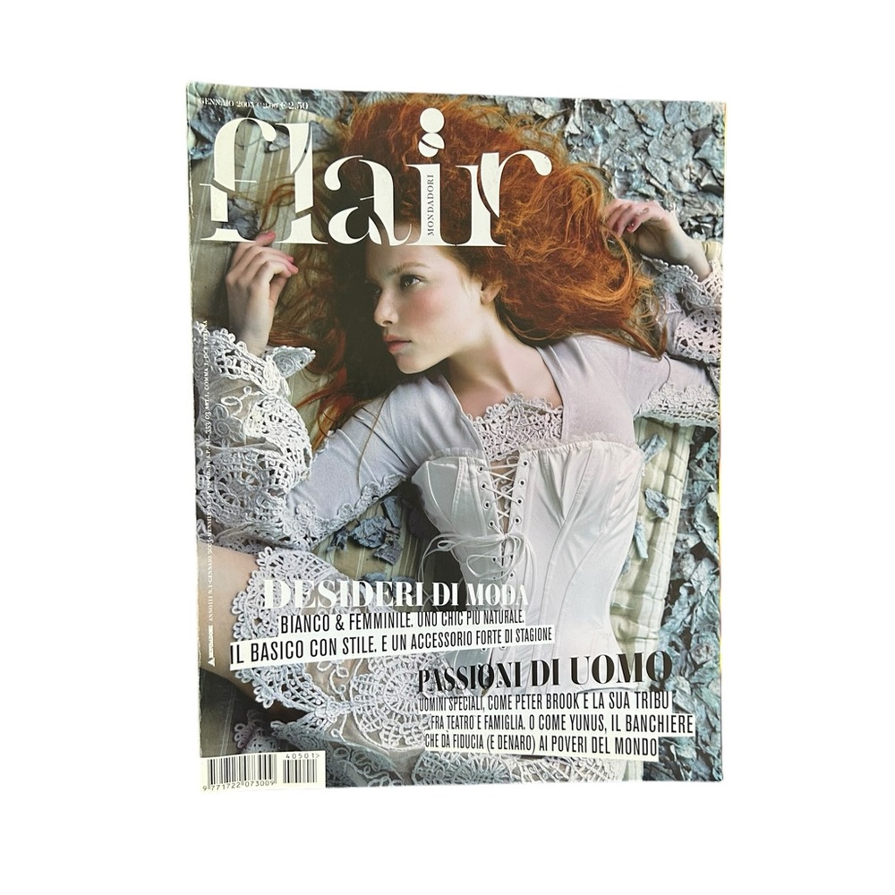 Vintage Y2K Flair Italian Fashion Magazine Premiere #1 January 2005 Out-of-Print